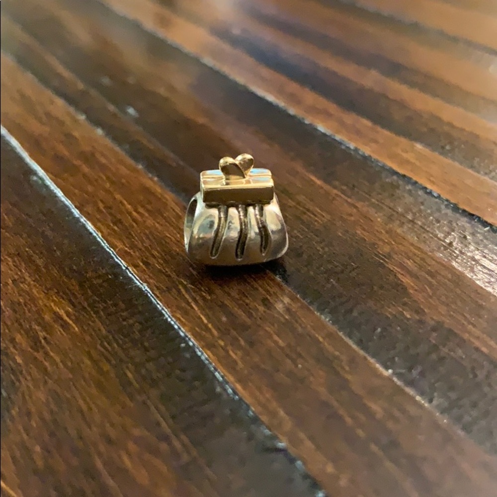 Authentic pandora two tone charm